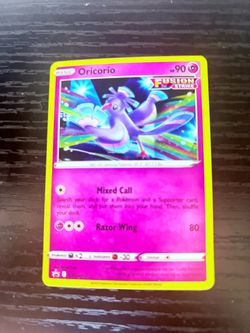 Oricorio Pokémon Card Fusion Strike
