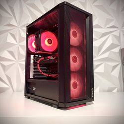 Budget Red RGB Gaming PC