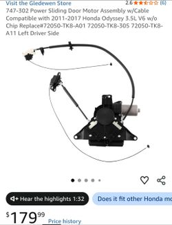 Power sliding door para honda oddysey