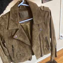 Green Leather Jacket 