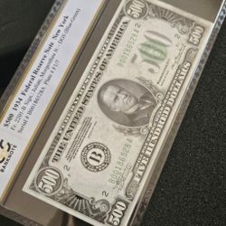 1934 $500 Note 