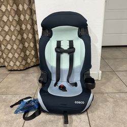 Cosco Kids Finale DX 2-in-1 Booster Car Seat, Forward Facing Toddler Car Seat (30-65 lbs) and Belt Positioning High Back Booster (40-100 lbs), Rainbow