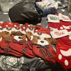 NEW 12 Doggie Christmas Stockings 