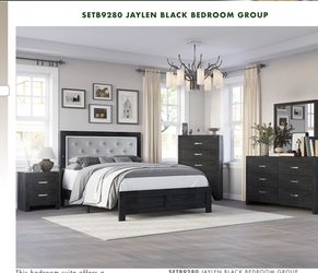 New Dining Bedroom Set With Led Lights Bedframe $999