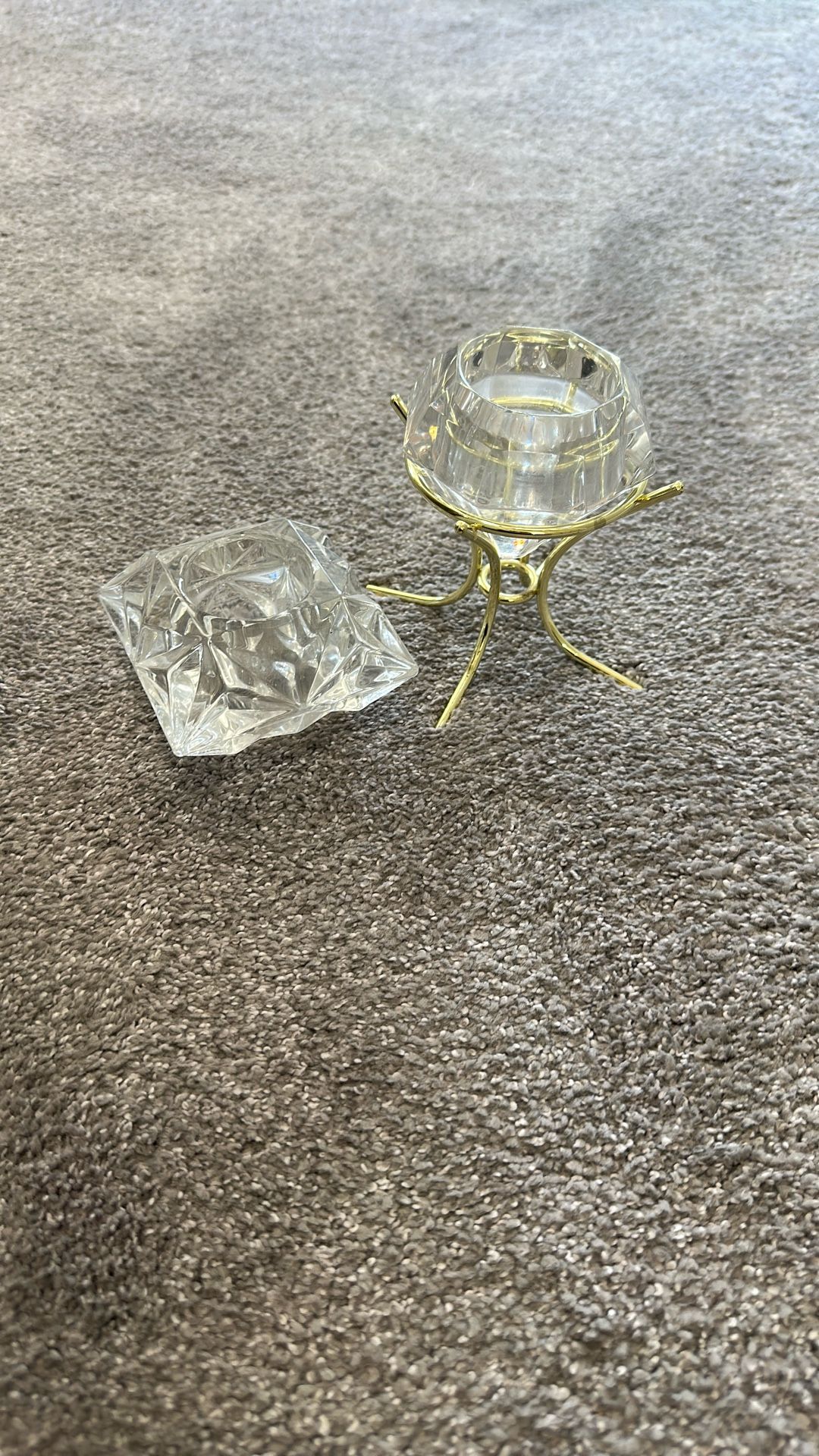 Two Tea Light Candle Holders