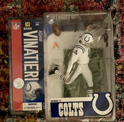 McFarlane Toys NFL Indianapolis Colts Sports Picks Series 14 Adam Vinatieri Action Figure 