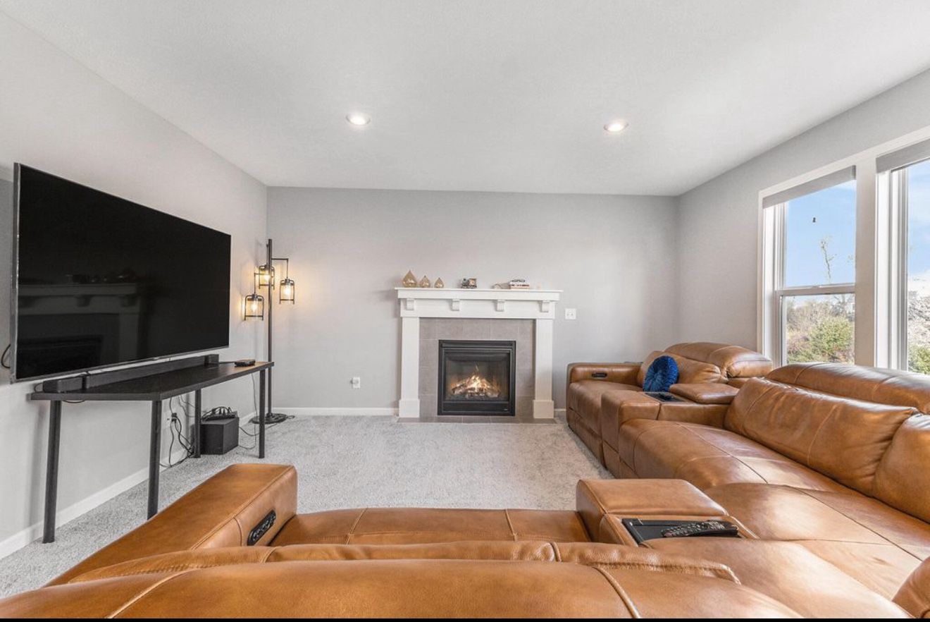 Recliner Sofa - Top Grain Italian Leather- Value City Furniture