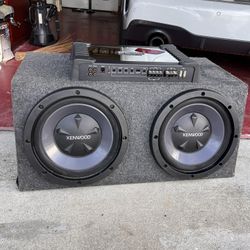 Car Subwoofer With Amplifier!