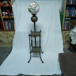 Brass Parlor Lamp 