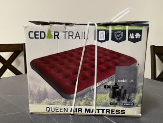 Queen Air Mattress, Great For Camping Or Rest In Car 