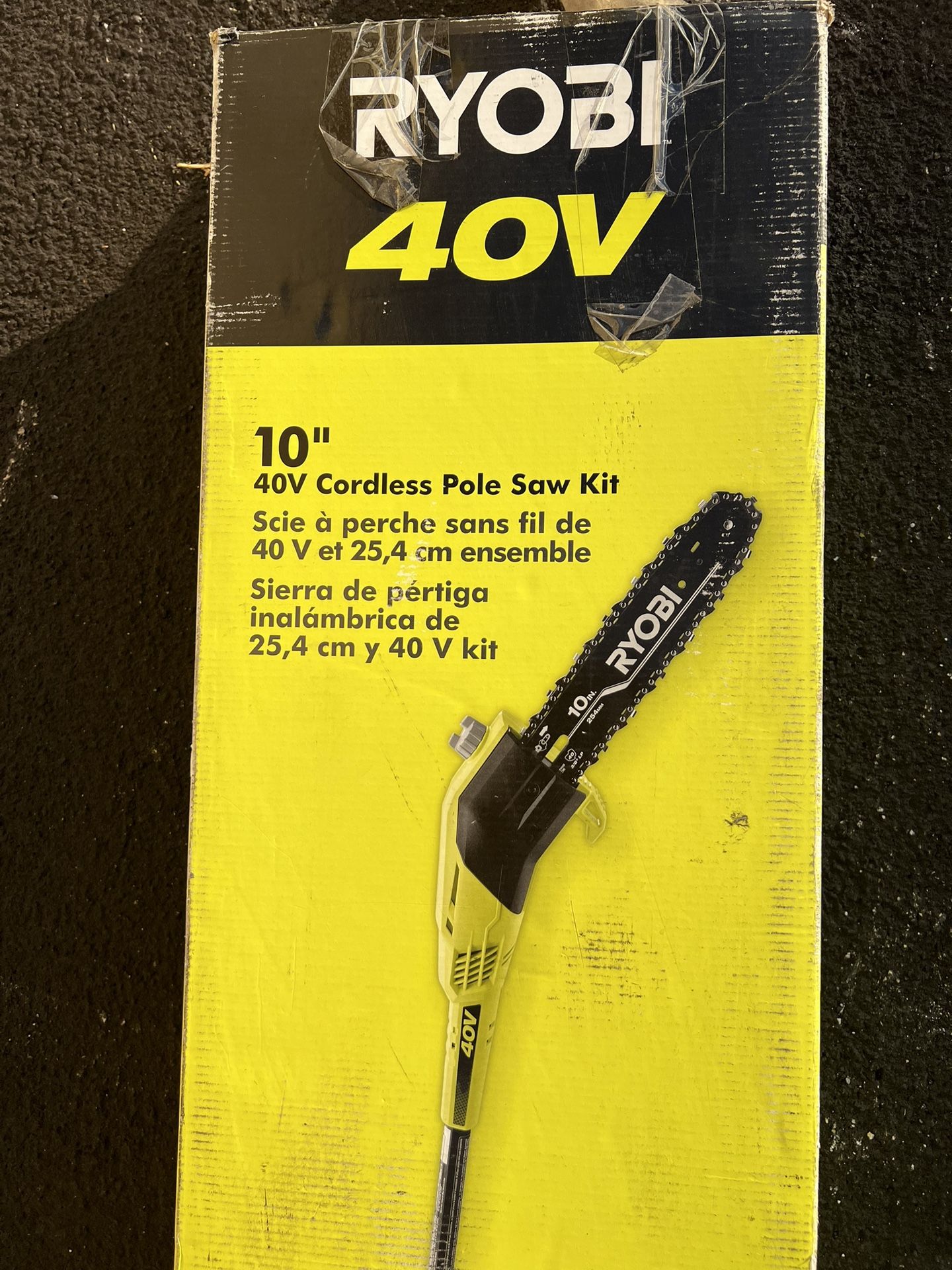 Ryobi 40V 10 Inch Cordless Pole Saw Kit