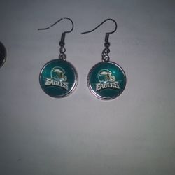 Eagles Earrings Helmet Design charm earrings
