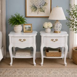 French Provincial Nightstands 