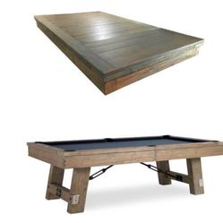 Plank & Hide 7’ pool Table!