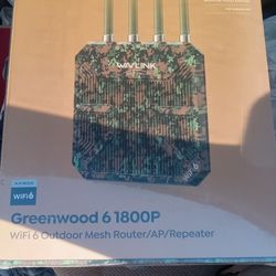 Greenwood 6 1800 P Wifi 6 Outdoor Mesh Router/AP/Repeater