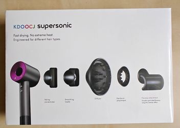 KDOOCJ Supersonic Hair Dryer with Attachments