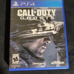 PS4 call Of Duty Ghosts Game 