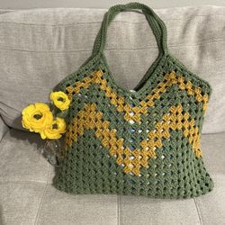 Handmade Crochet bag.