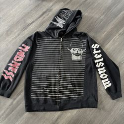Freshjive Monsters Of Madness Special Edition Hoodie XXL Zip Jacket Made in USA