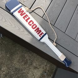 Nautical Welcome Sign