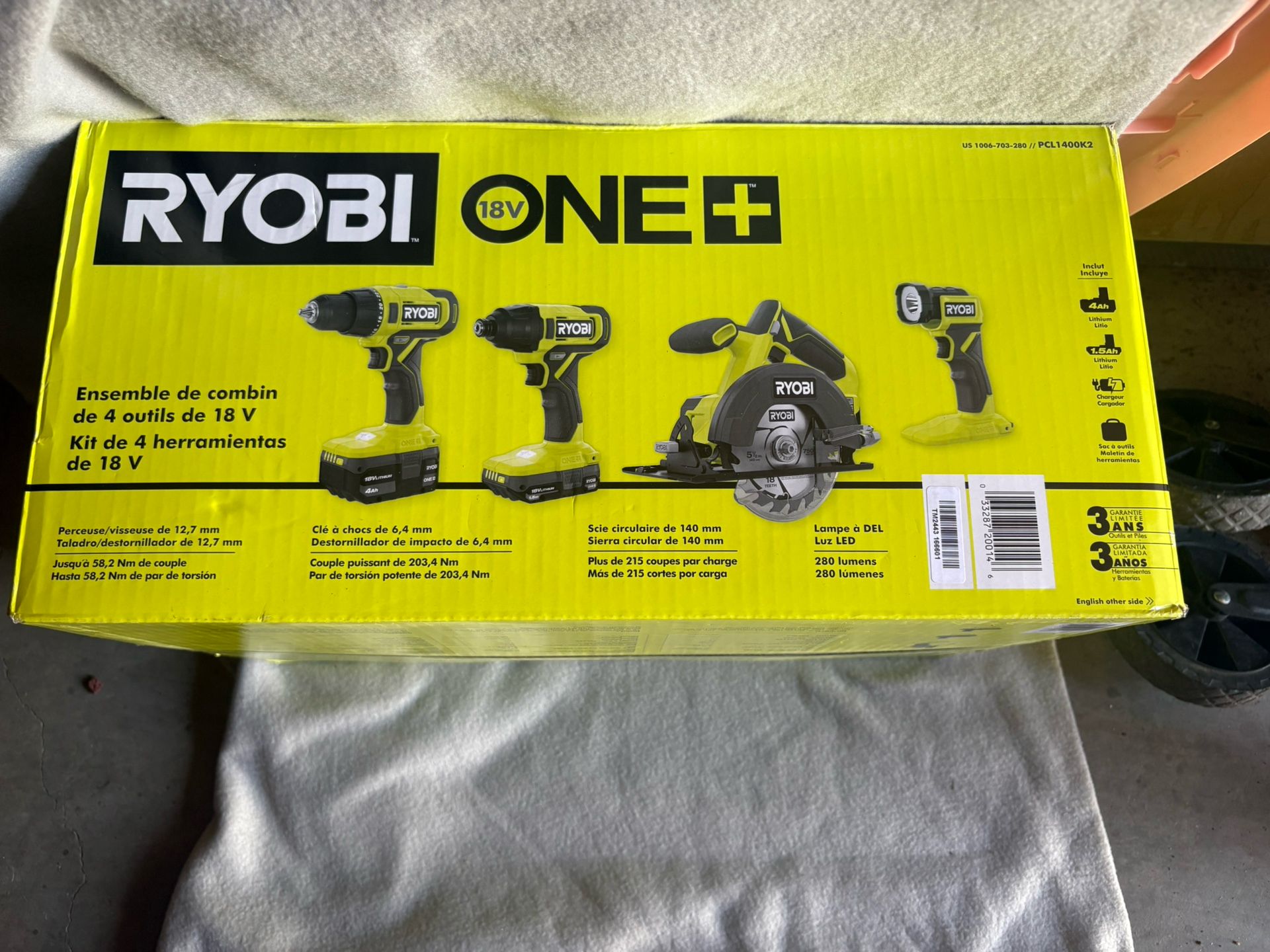 Ryobi Drill Set