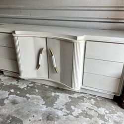 Vintage Gray Dresser