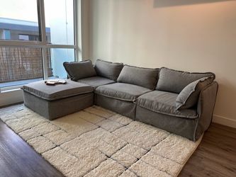 Modular washable sectional sofa, couch