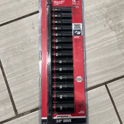 Socket  Set    Milwaukee  Brand  New  Firm  Price