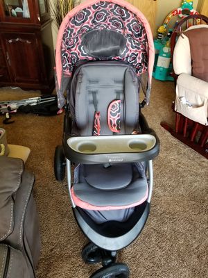 baby trend coral floral collection