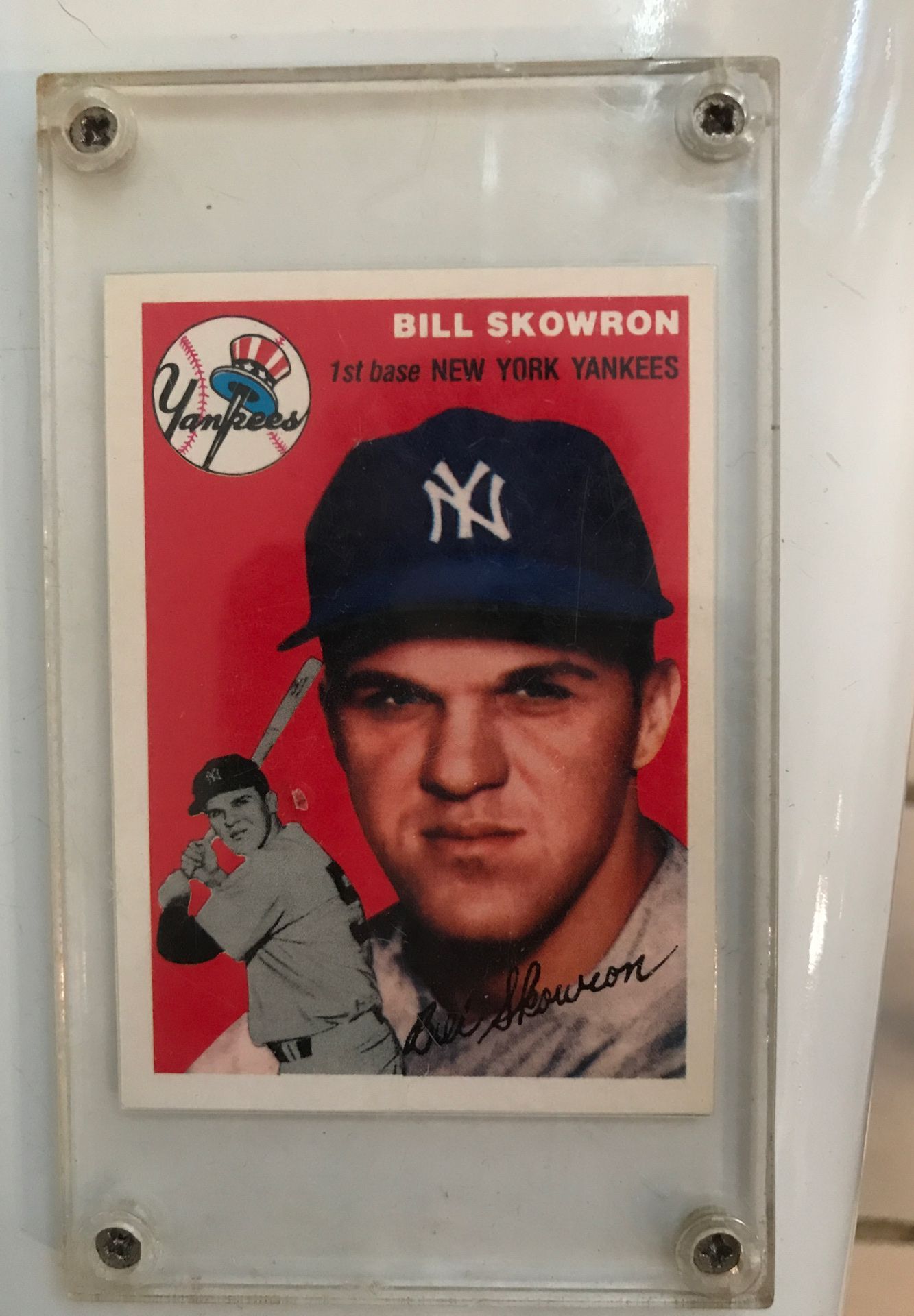 BILL SKOWRON Topps baseball card