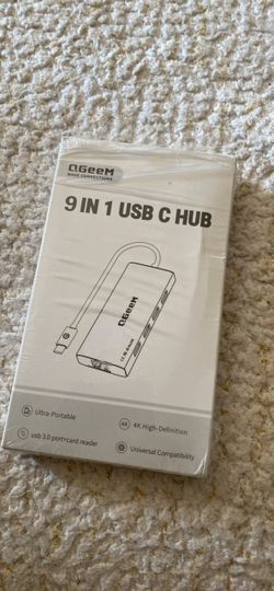 QGeeM 9 in 1 USB C Hub UCH092-1