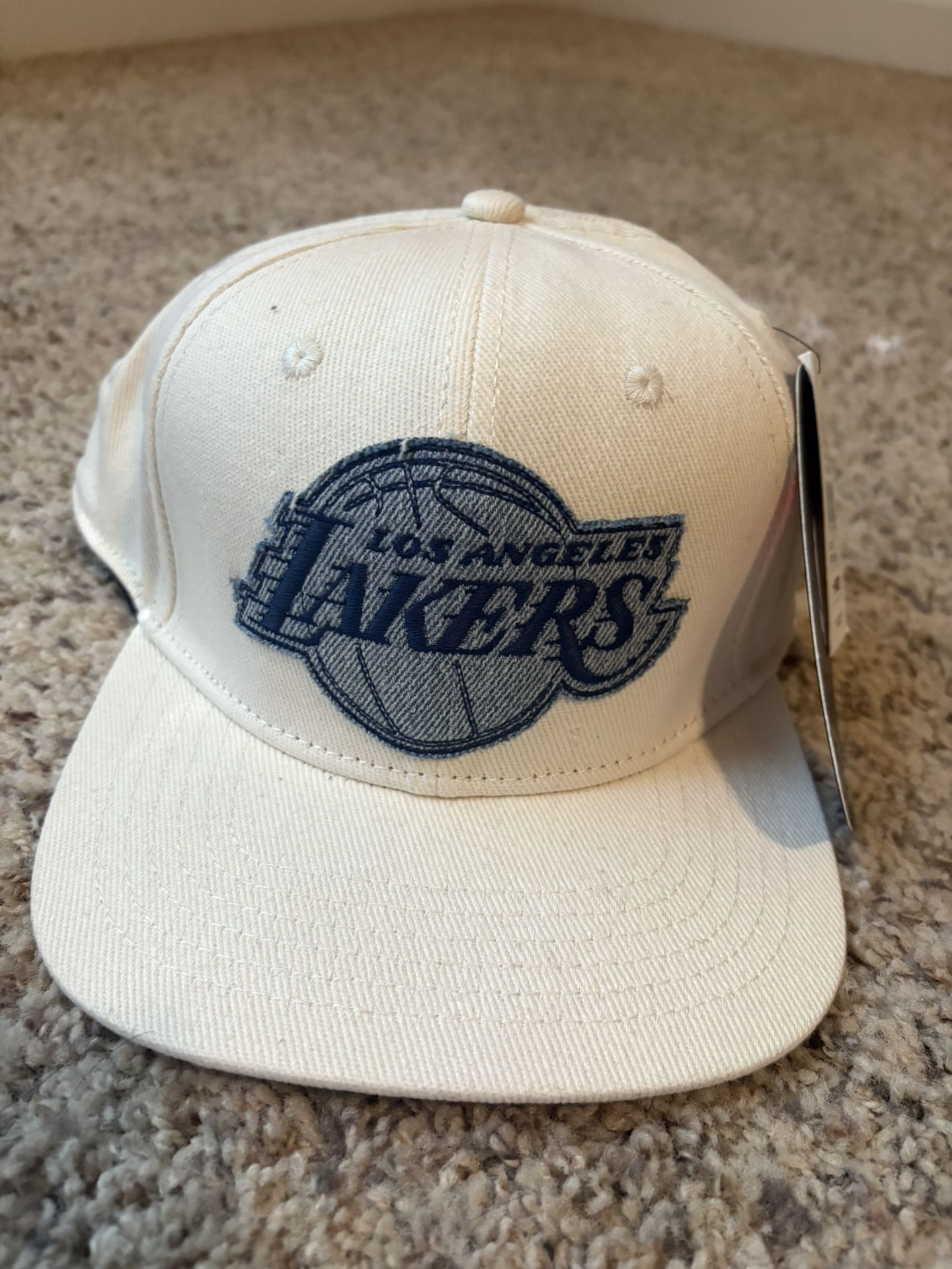 White Lakers Hat