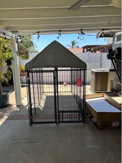 Dog kennel  4 by 8 feet