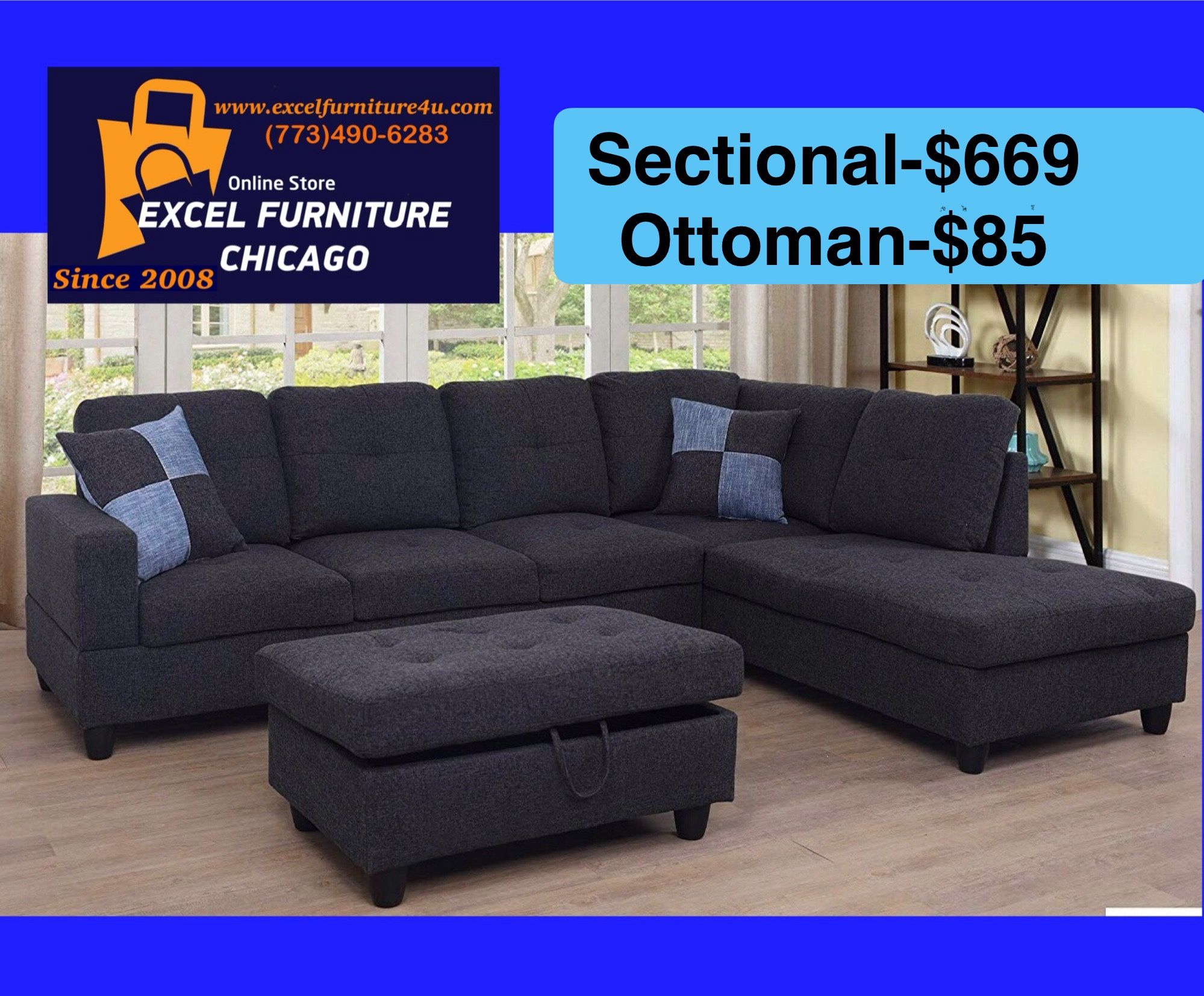🌟Free Delivery—Brand New Sofa, Couch, Sectional
