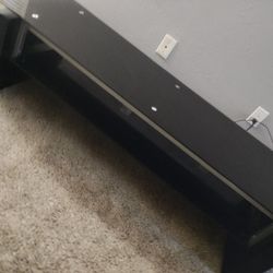 Black And Glass TV Stand