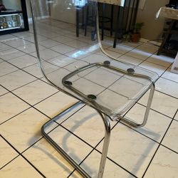 IKEA TOBIAS CHAIR -CLEAR 