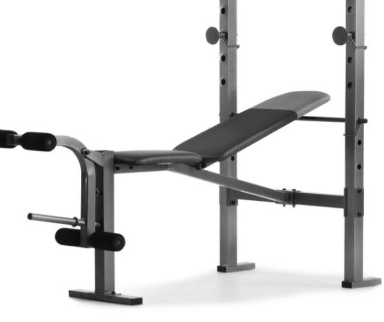 New***In Box Weight Bench And Rack Combo With Leg Developer