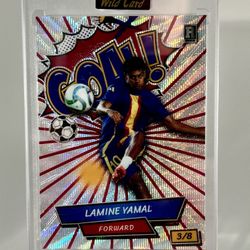 Lamine Yamal Rookie Card 3 of 8 - Wild Card - Sealed