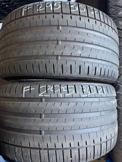 (2) 21” Falken 295/30/21 used tires good pair