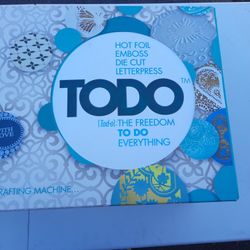 Todo Hot Foil Emboss Die Cut Letterpress Machine 