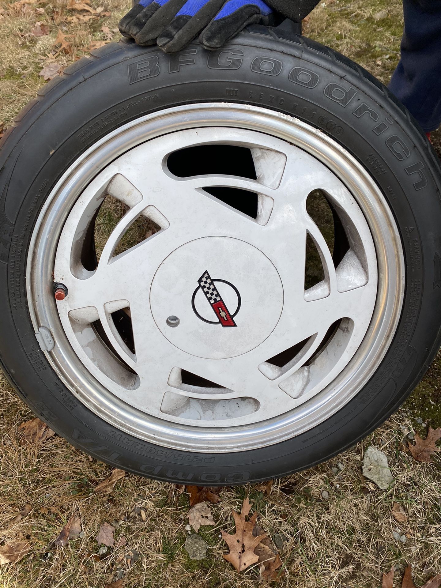 1988 Chevy Corvette anniversary wheels and tires