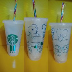 Bts Starbucks Cup