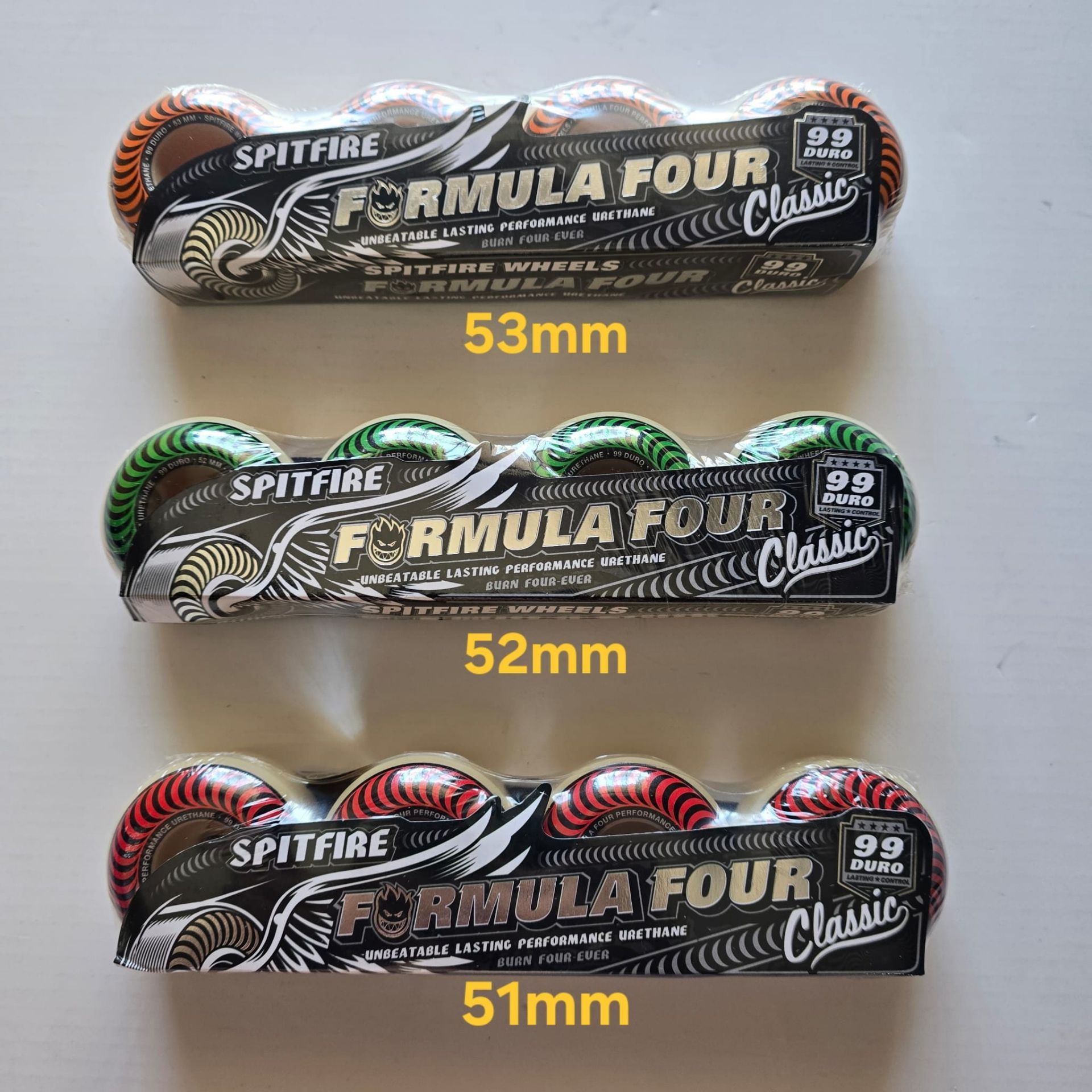 SKATEBOARD SPITFIRE FORMULA FOUR 45 EACH