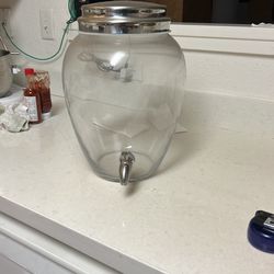 Glass Jar, Water Dispenser