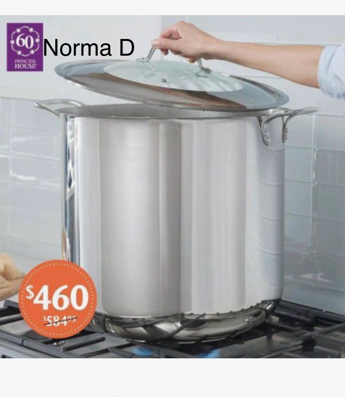 Olla Con Parrilla De 60 Qts Nueva En Su Caja ๐บ Princess House ๐บ