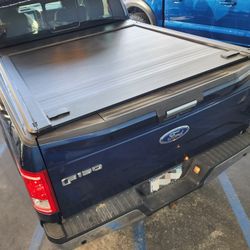 SyneticUSA Hard Aluminum Off-Road Pro Manual Retractable Tonneau Cover For 2004-2026 Ford F150 5.5ft Short Bed