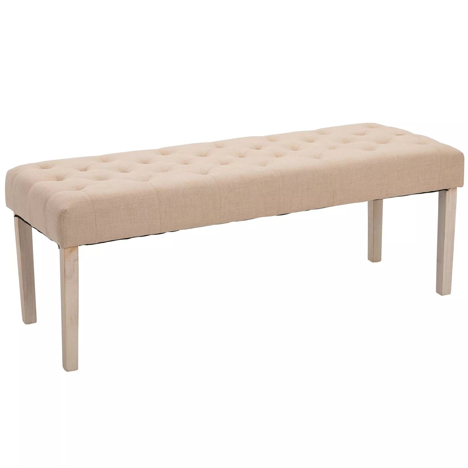 Tufted Upholstered Ottoman Accent Bench
