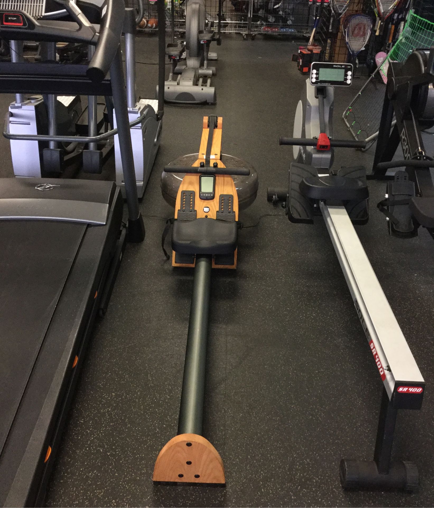 WaterRower rowing machine rower