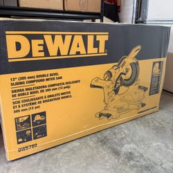  DEWALT15 Amp Corded 12 in. Double Bevel Sliding Compound Miter Saw Kit with Compact Miter Saw Stand