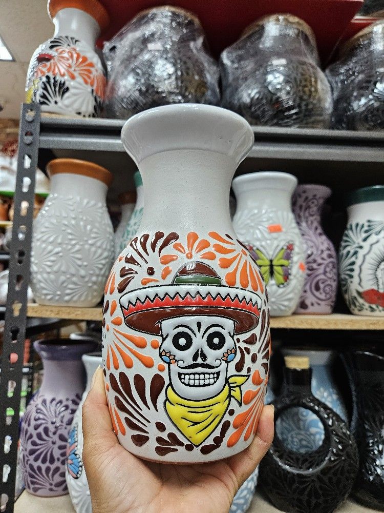 💥💐Talavera dia De Muertos Flower Vase 🌼 Etsy Casamxartesanalstore